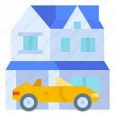 assets, building, car, fixed, home