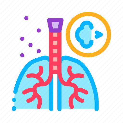 Asthma, attack, sick, allergen, animal, factory icon - Download on Iconfinder