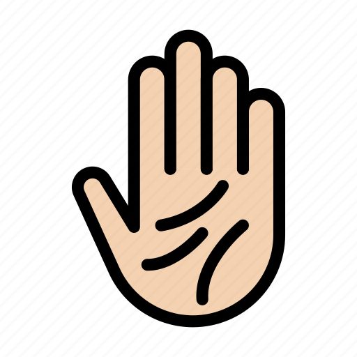Astrology, astronomy, hand, sign, stop icon - Download on Iconfinder