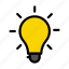 bright, bulb, creative, idea, light 