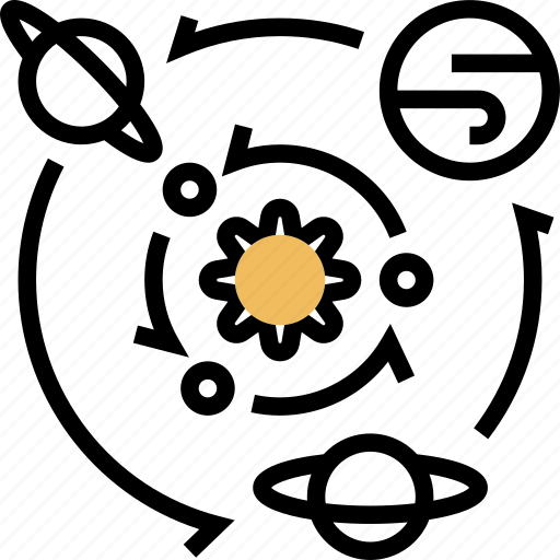 Orbit, space, sun, planet, galaxy icon - Download on Iconfinder