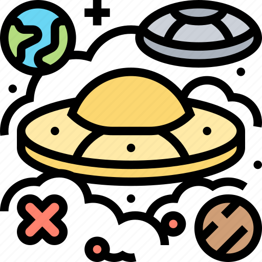 Ufo, alien, invasion, extraterrestrial, spaceship icon - Download on Iconfinder
