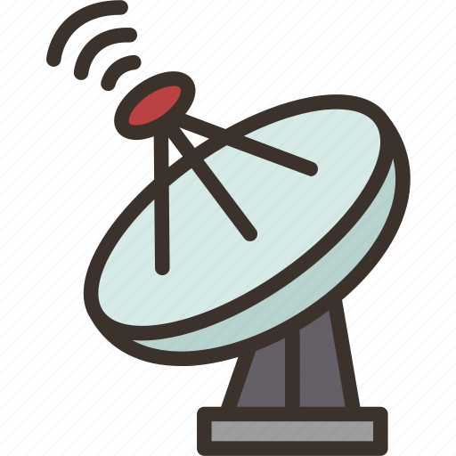 Satellite, dish, antenna, telecommunications, station icon - Download on Iconfinder