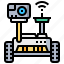 isolated, robot, robotic, rover, space 