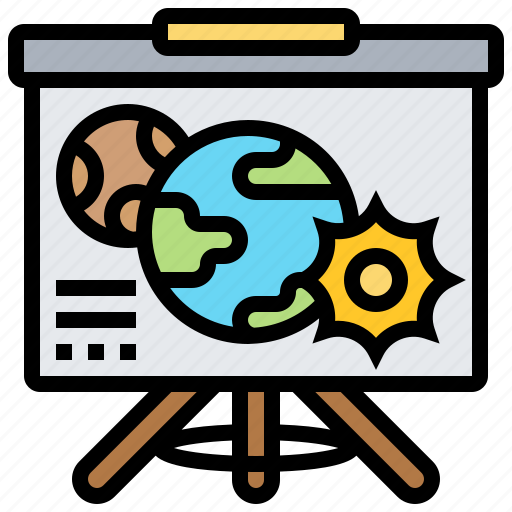 Astronomy, education, planets, presentation, space icon - Download on Iconfinder