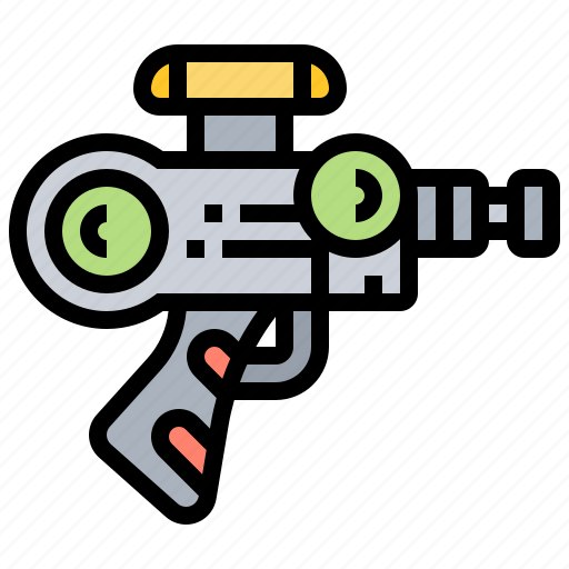 Attack, blaster, gun, space, weapon icon - Download on Iconfinder