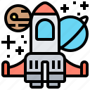 planet, ship, shuttle, space, travel 