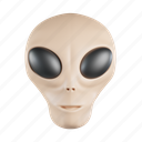 alien, ufo, monster, alien head, extraterrestrial 