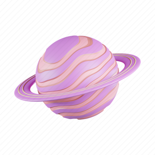 Saturnus, planet, space, universe, galaxy, astronomy 3D illustration - Download on Iconfinder