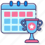 calendar, championship, competitions, date 