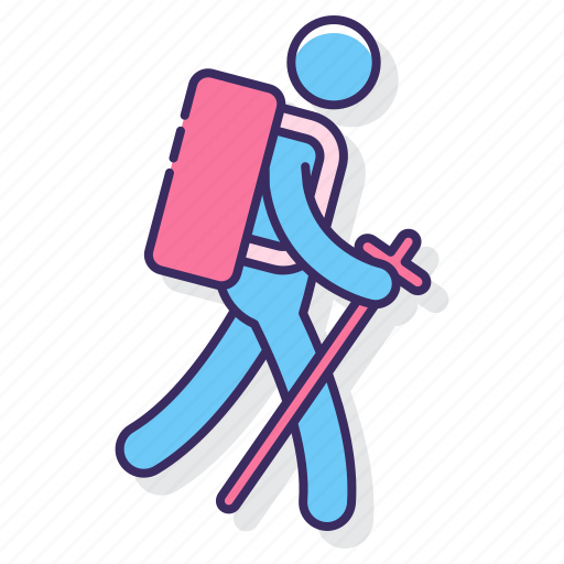 Activity, fastpacking, hiking, outdoors icon - Download on Iconfinder