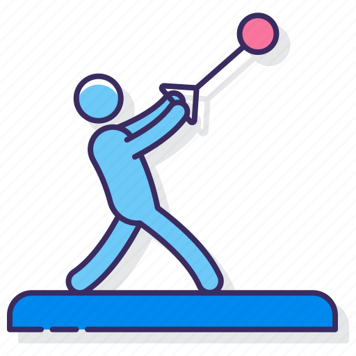 Hammer, olympics, sport, throw icon - Download on Iconfinder
