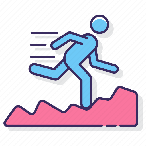 Run, running, trail icon - Download on Iconfinder
