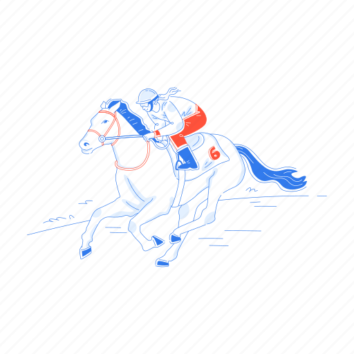 Horse, racing, race illustration - Download on Iconfinder