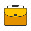 briefcase, business, case, files