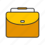 briefcase, business, case, files 