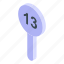 auction, number, isometric 