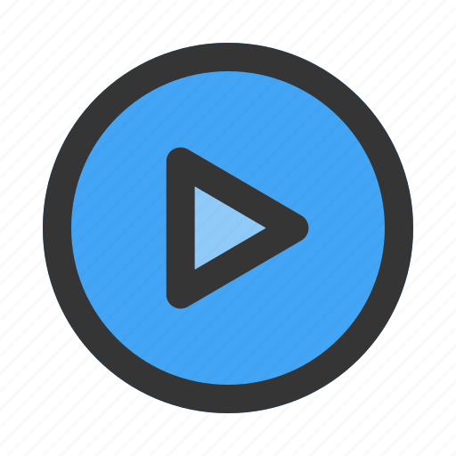 Play, button, start, ui, music, and, multimedia icon - Download on Iconfinder