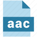 aac, audio file format, extension, file, file format