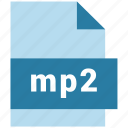 audio file format, extension, file, filetype, format, mp2