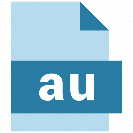 Au, audio file format, document, extension, file, format icon - Download on Iconfinder