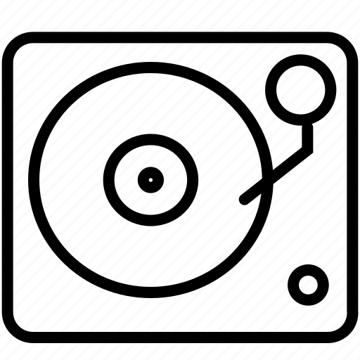 Audio, disc jockey, dj, music, sound, turntable, vinyl player icon - Download on Iconfinder