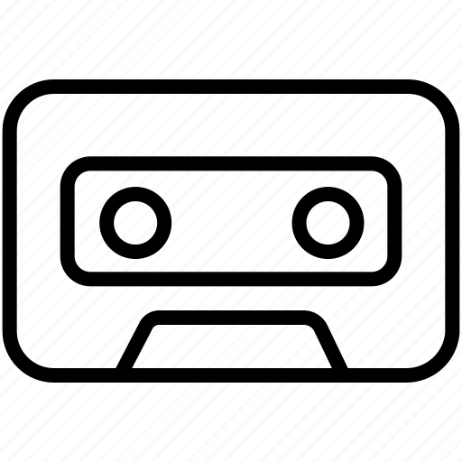 Audio, cassette, music, music player, recording, retro, sound icon - Download on Iconfinder