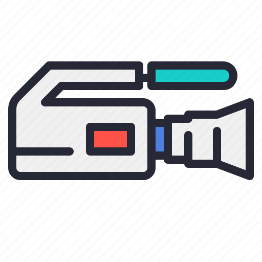 Camera, lens, microphone, movie, record, video icon - Download on Iconfinder