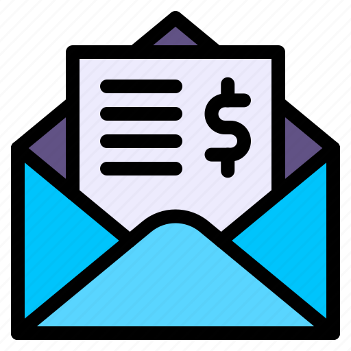 Email, payment, mail, letter, invoice icon - Download on Iconfinder