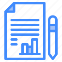 document, documents, report, business, and, finance, bar, chart