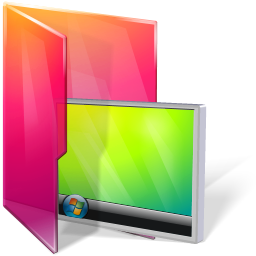 Aurora, desktop, folder, monitor, screen icon - Free download