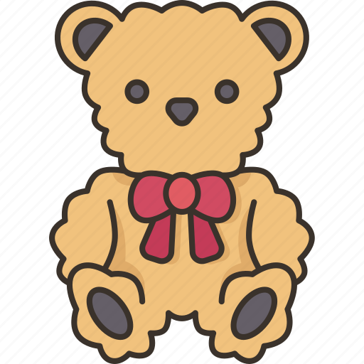 Doll, bear, teddy, fluffy, toy icon - Download on Iconfinder