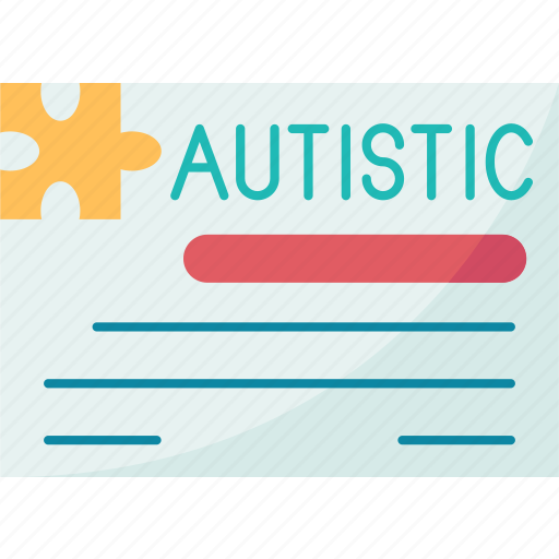 Autism, card, identification, support, help icon - Download on Iconfinder