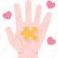 puzzle, hands, support, autism, awareness 