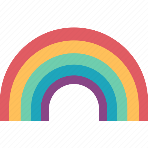 Rainbow, spectrum, autism, range, represent icon - Download on Iconfinder