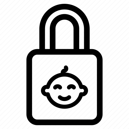 Child, safety, lock icon - Download on Iconfinder
