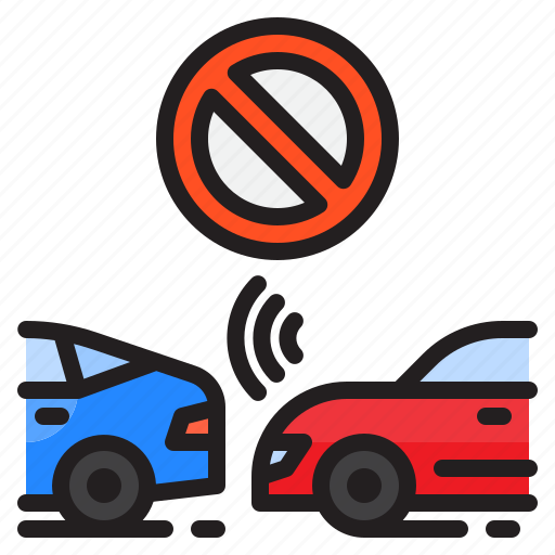 Automatic, car, autonomous, automobile, brake, emergency icon - Download on Iconfinder