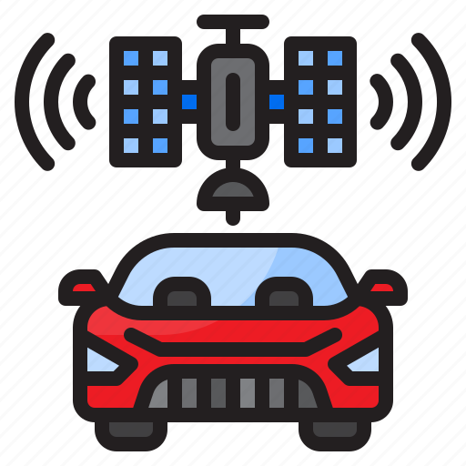 Automatic, car, satellite, automobile, technology, gps icon - Download on Iconfinder