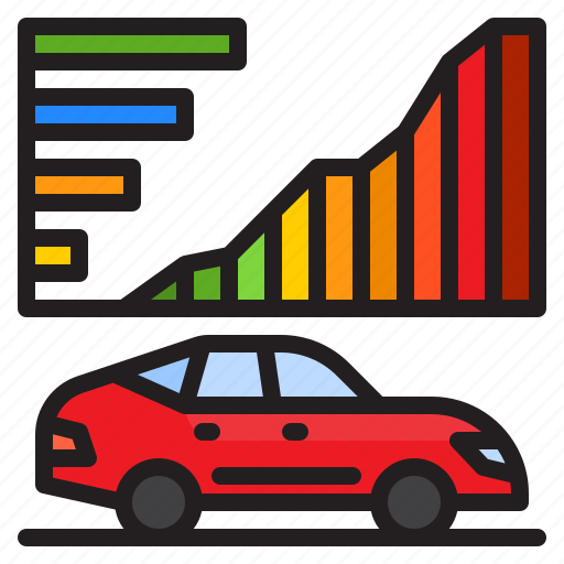 Automatic, car, smart, automobile, report, graph icon - Download on Iconfinder