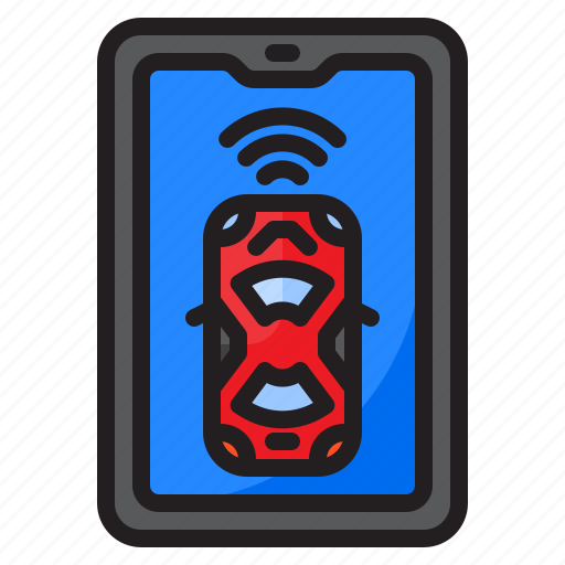 Automatic, car, smartphone, automobile, technology, mobile icon - Download on Iconfinder