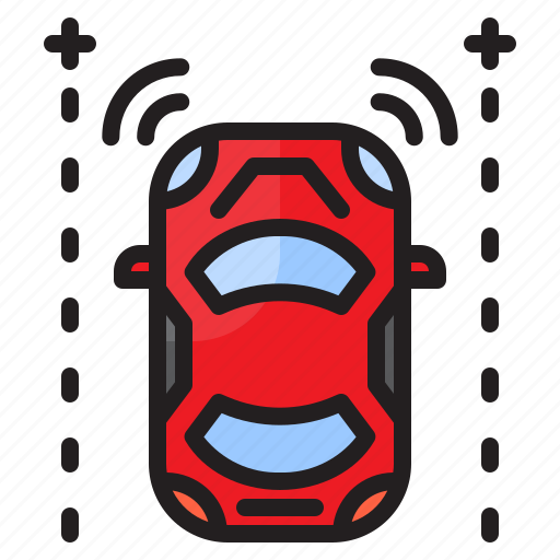 Lane, keeping, road, car, driving icon - Download on Iconfinder