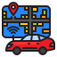 navigator, map, location, gps, automatic, car 