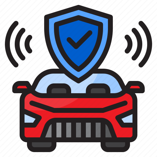 Safety, protection, autonomous, vehicle, automatic, car icon - Download on Iconfinder