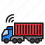 truck, container, transport, gps, vehicle 