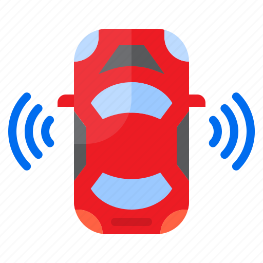 Automatic, car, autonomous, safety, vehicle, sensor icon - Download on Iconfinder