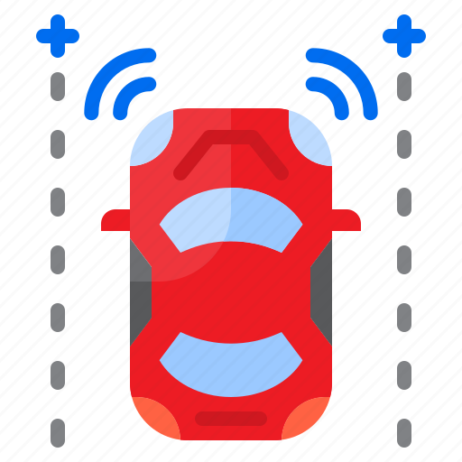 Lane, keeping, road, car, driving icon - Download on Iconfinder