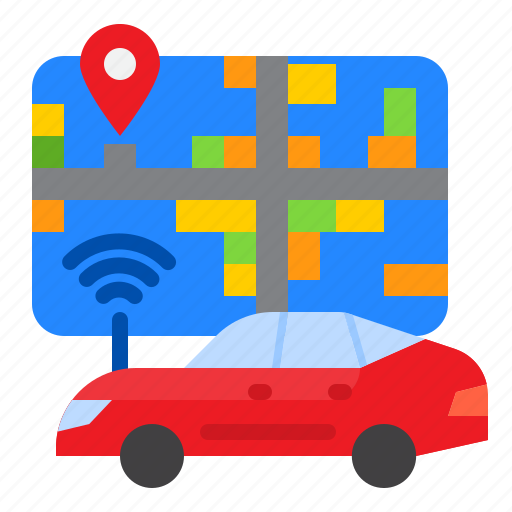Navigator, map, location, gps, automatic, car icon - Download on Iconfinder