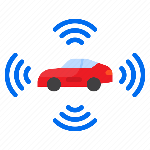 Sensor, autonomous, safety, vehicle, automatic, car icon - Download on Iconfinder