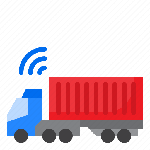 Truck, container, transport, gps, vehicle icon - Download on Iconfinder