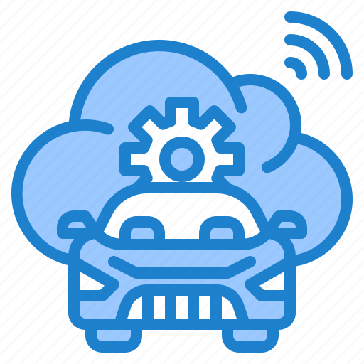 Cloud, car, control, gear, vehicle icon - Download on Iconfinder